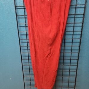 S.L. Fashions Red Women's Pants